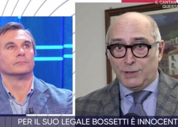 Valerio Rossi Albertini e l'avvocato Claudio Salvagni (La Vita in Diretta)