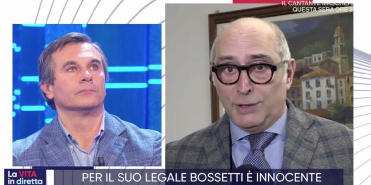 Valerio Rossi Albertini e l'avvocato Claudio Salvagni (La Vita in Diretta)