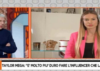 Taylor Mega contro Mario Giordano