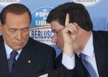 Sergio Silvestris con Silvio Berlusconi (Foto: LaPresse)