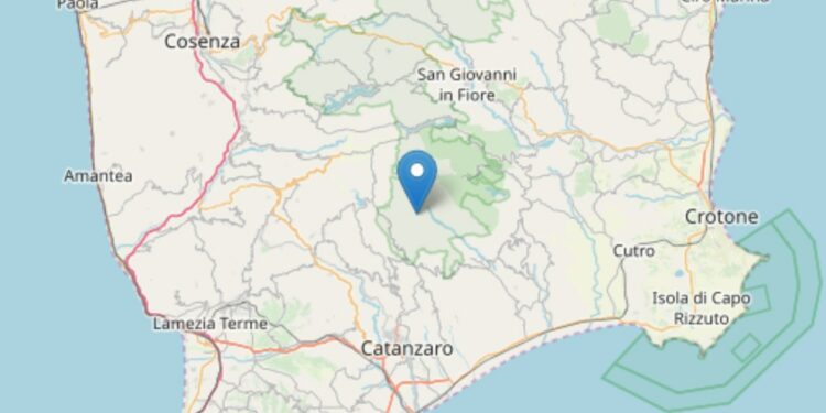 Terremoto Catanzaro (Ingv)