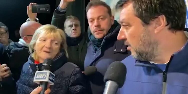 Anna Rita Biagini e Matteo Salvini