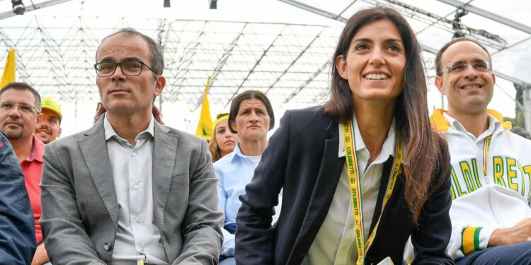 Andrea Severini e Virginia Raggi