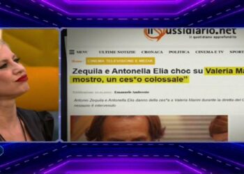 Antonella Elia contro Valeria Marini