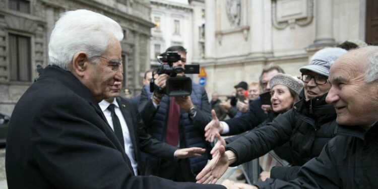 Il presidente della Repubblica Sergio Mattarella (LaPresse)