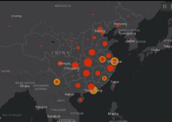 La mappa del Coronavirus nel mondo