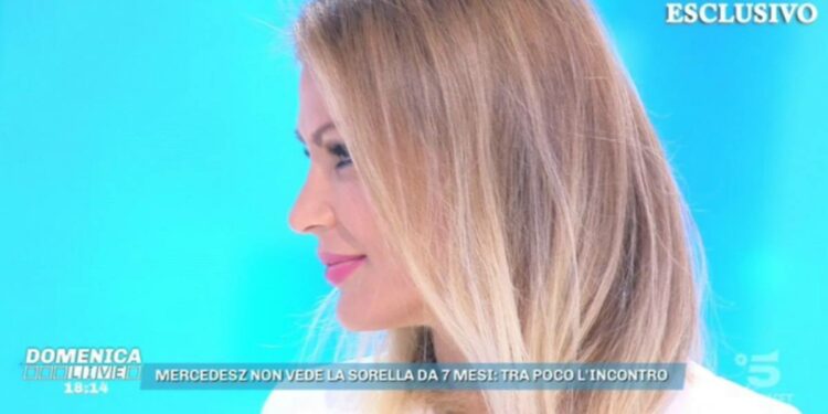 Eva Henger a Domenica Live