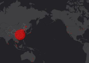 Mappa coronavirus (Foto: John Hopkins University)