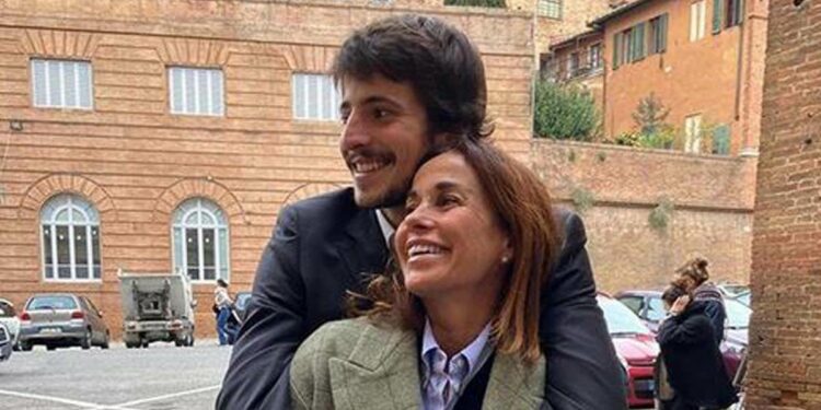 Cristina Parodi col figlio Alessandro Gori