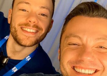 Flavio e Tiziano Ferro (Foto: Facebook)