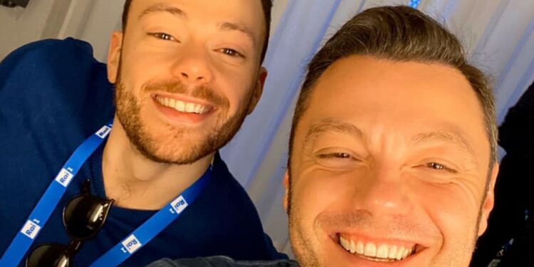 Flavio e Tiziano Ferro (Foto: Facebook)