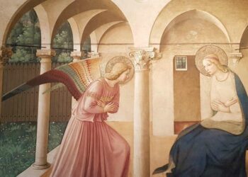 Beato Angelico, Annunciazione, Convento di San Marco a Firenze (1440-50)