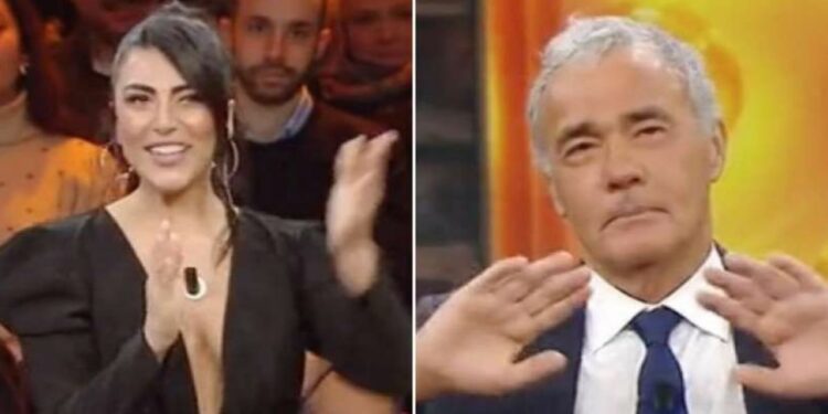 Giulia Salemi e Massimo Giletti