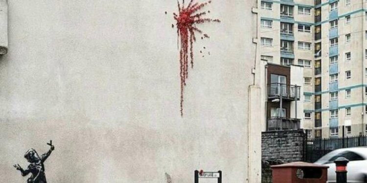 Il nuovo murales di Bansky