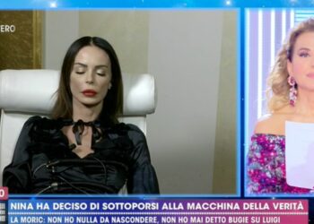 Nina Moric alla macchina della verità