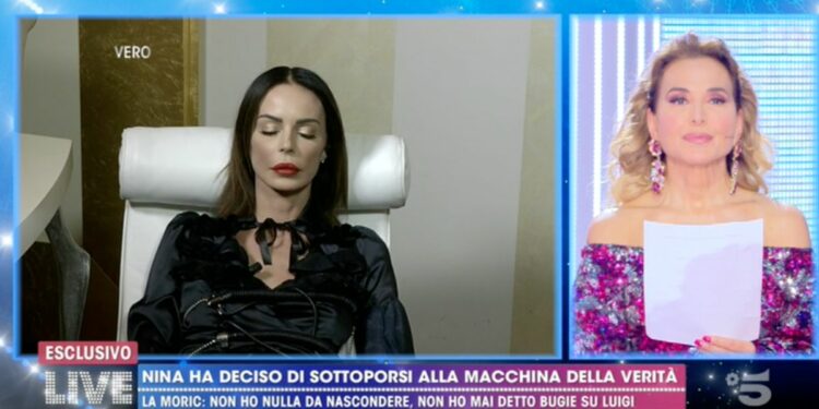 Nina Moric alla macchina della verità