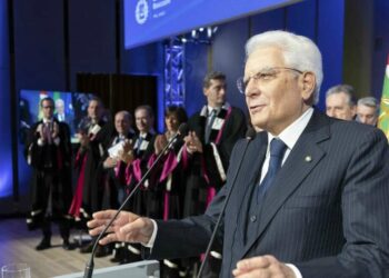 Il presidente della Repubblica Sergio Mattarella durante la recente inaugurazione di un anno accademico (LaPresse)