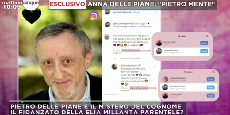 Pietro Delle Piane, qual è il suo vero cognome?