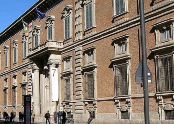 Il palazzo di Brera a Milano, sede dell’Istituto Lombardo Accademia di Scienze e Lettere