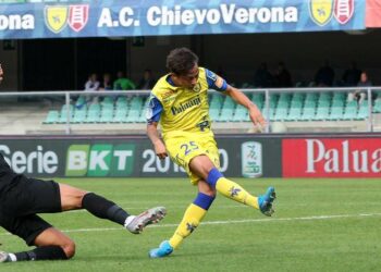 Video Benevento Chievo   (Foto LaPresse)