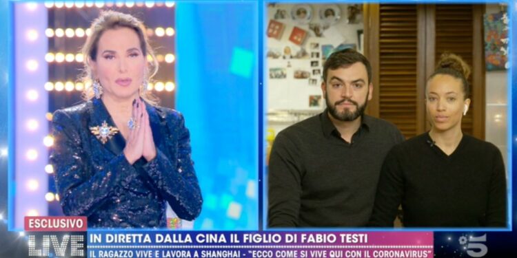 Fabio Testi Jr a Live Non è la D'Urso