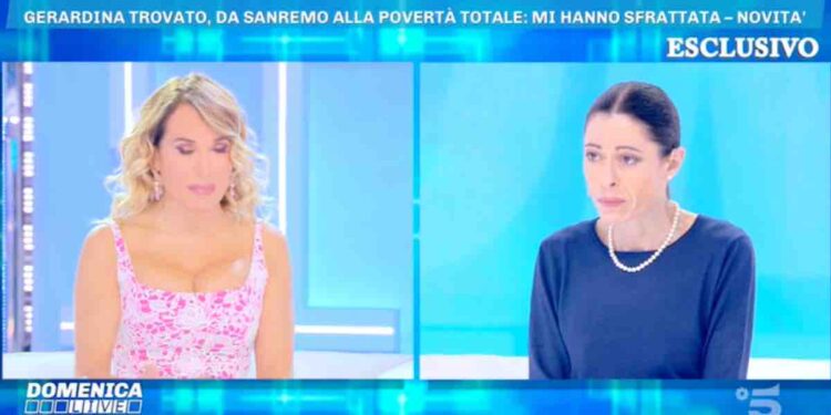 Gerardina Trovato a Domenica Live