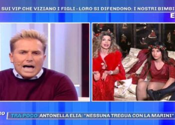 Pasquale Laricchia e Maria Monsè, lite a Pomeriggio 5 - Screenshot da video