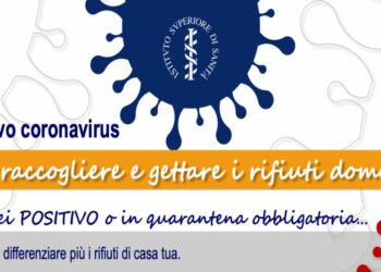 Coronavirus, come smaltire rifiuti (Iss)