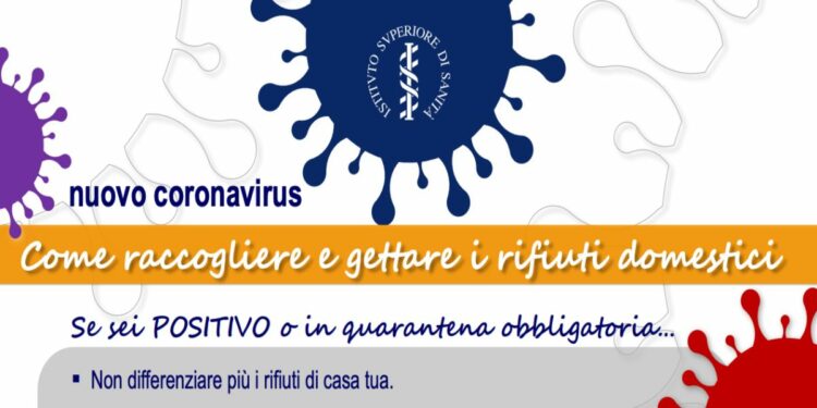 Coronavirus, come smaltire rifiuti (Iss)