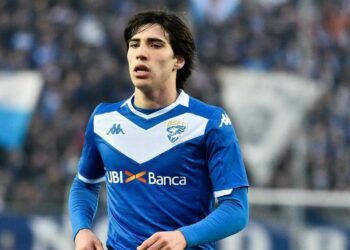 Probabili formazioni Milan Brescia - Sandro Tonali, nuovo centrocampista rossonero ed ex giocatore della Leonessa (Foto LaPresse)