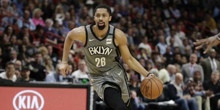 Spencer Dinwiddie, playmaker dei Brooklyn Nets (Foto LaPresse)