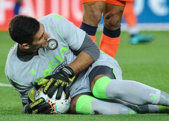 Probabili formazioni Napoli Udinese - Juan Musso, portiere argentino dell'Udinese (Foto LaPresse)