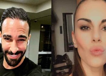 Adil Rami e Bianca Guaccero - Foto Instagram