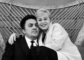 Federico Fellini e Giulietta Masina