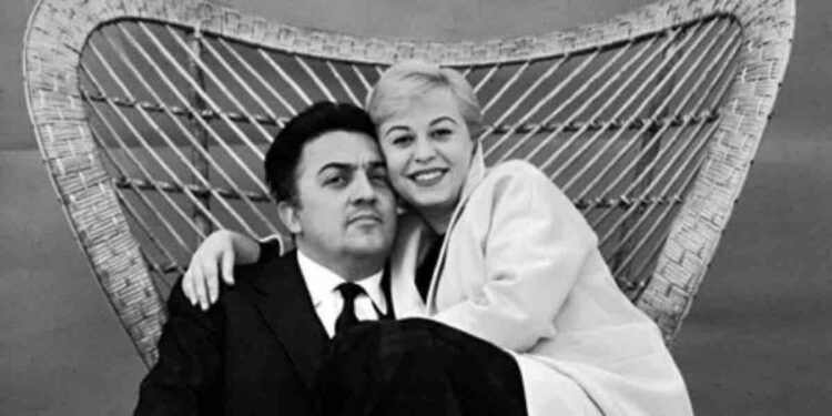 Federico Fellini e Giulietta Masina