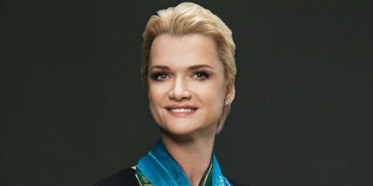 Svetlana Khorkina, ex ginnasta russa (da facebook)