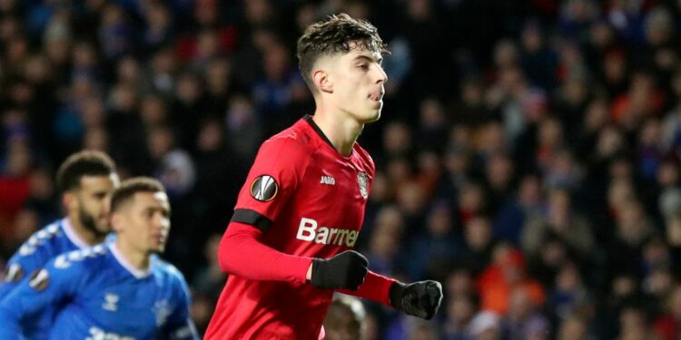 Kai Havertz, attaccante del Bayer Leverkusen (LaPresse)