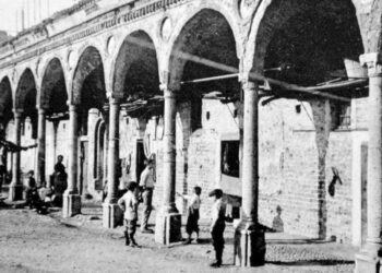 I resti del Lazzaretto di Milano nel 1880 (Foto da Wikipedia)