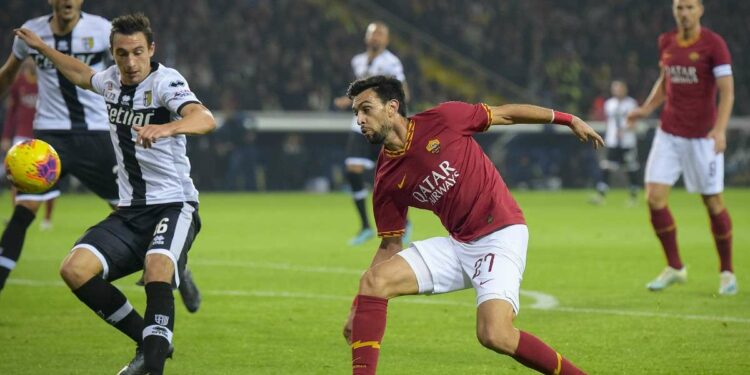 Javier Matias Pastore, trequartista della Roma (Foto LaPresse)