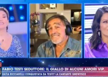 Fabio Testi e Barbara d'Urso, Live Non è la d'Urso