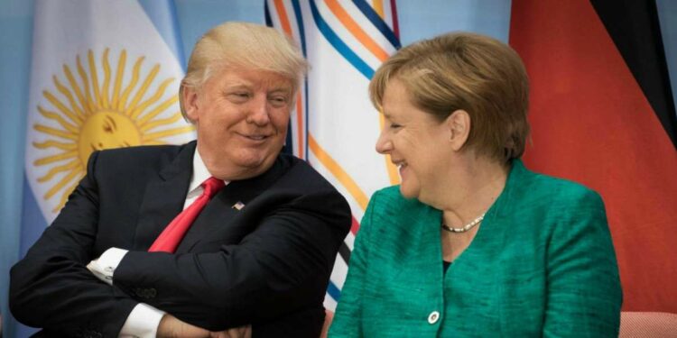 Coronavirus Trump Merkel