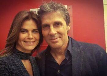 Ingrid Salvat e Luca Barbarossa (Twitter)