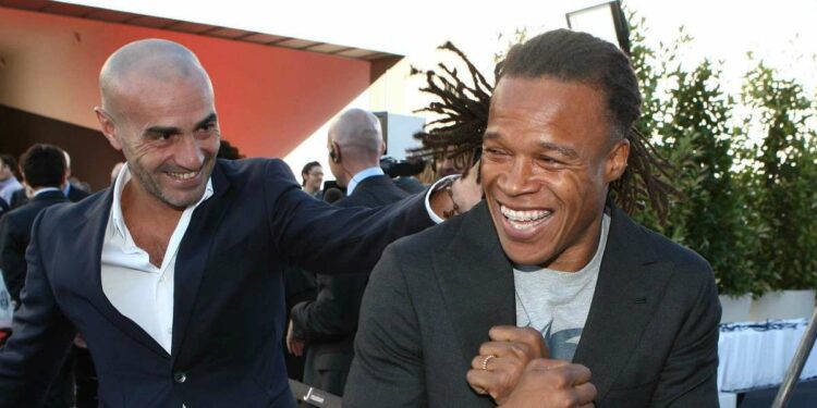 Paolo Montero e Edgar Davids: sono stati compagni nella Juventus (Foto LaPresse)