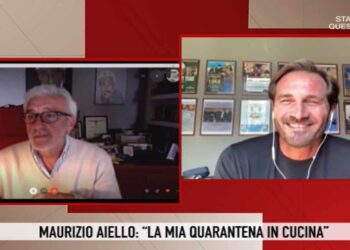 Patrizio Rispo e Maurizio Aiello a Storie Italiane - Screenshot da video