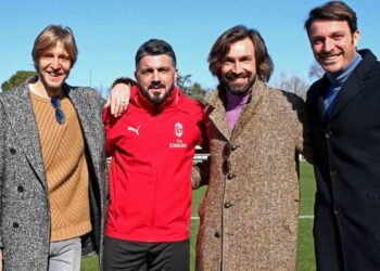 Ambrosini, Gattuso, Pirlo e Oddo