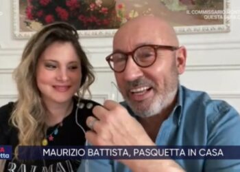 Maurizio Battista e Alessandra Moretti (Vita in Diretta)