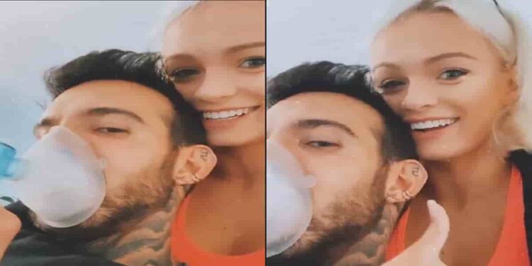 Lucas Peracchi e Mercedesz Henger su Instagram