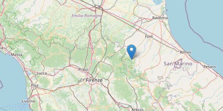 Terremoto oggi a Forlì-Cesena, INGV