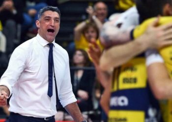 Diretta Civitanova Modena - Andrea Giani, allenatore del Modena Volley (da Facebook ufficiale)