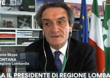 Attilio Fontana a "Sono le Venti" di La7